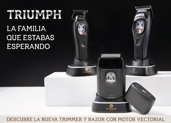 TRIUMPH: descubre la nueva Trimmer y Razor con motor vectorial