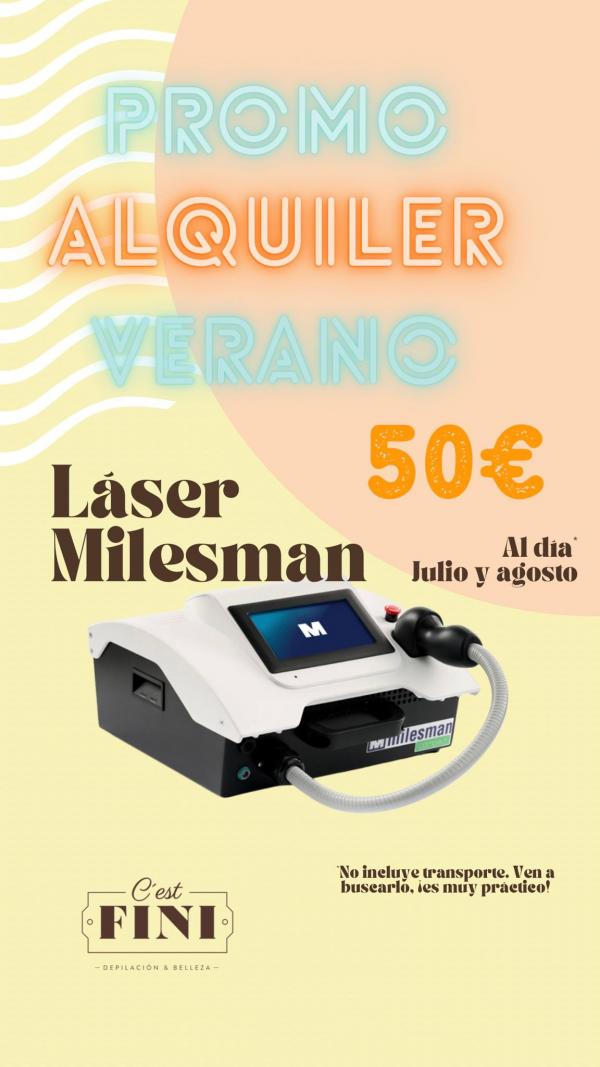 Comprar máquina de depilación láser profesional - Milesman