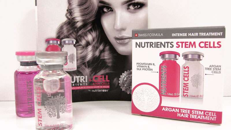 Trueno piloto consumidor Nutricell, células madre de Argán, compatibles con la dermis, lo último en  salud para el cabello